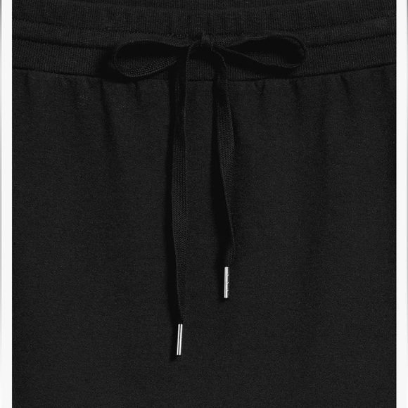 Daily ritual-Women's Terry Cotton and Modal Drawstring Sweatshirt Skirt - Picture 4 of 14